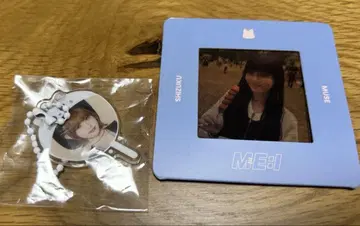 ME:I THIS IS 이이다 시즈쿠 미니 아크릴 부채 슬라이드 필름