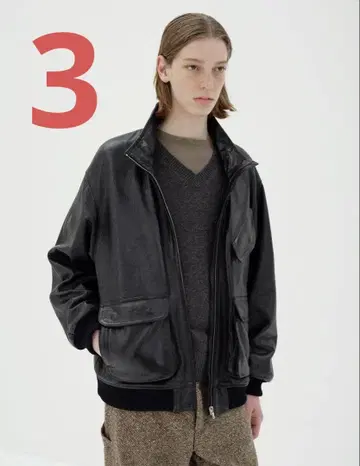 LAMB LEATHER ZIP BLOUSON