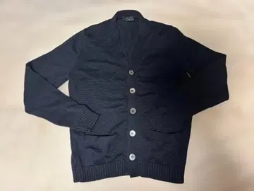 ZANONE 네이비 가디건 울