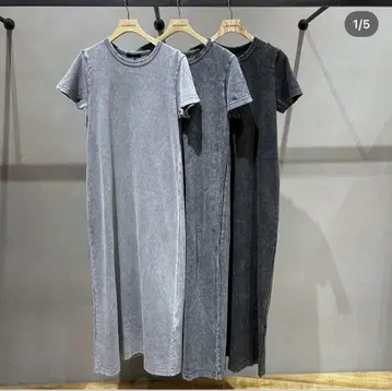 JEANASIS 블리치 컷 원피스