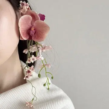 선착순 플라워 이어커프 왼쪽 귀용