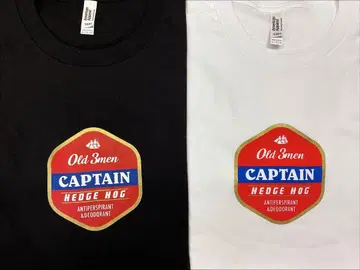 새상품 CAPTAIN HEDGE HOG 티셔츠 화이트 L 사이즈