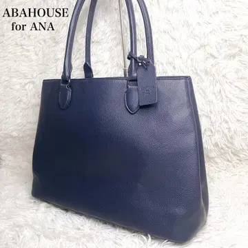 [레어] ABAHOUSE 토트백 별주 ANA 전일본공수 주름 가죽