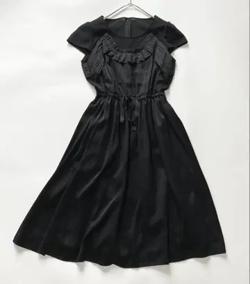( c6 ) 투 비 시크/플레어 원피스/블랙/플리츠/size40
