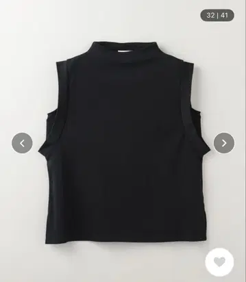 MARW UNITED ARROWS 하이넥 슬리브리스 티셔츠
