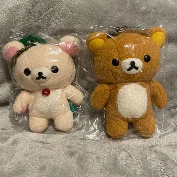 리락쿠마와 카오루 씨 매달기 봉제 인형