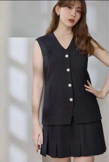 Tweed Pleated Mini Dress herlipto