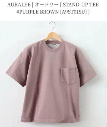 auralee stand up tee 오라리 스탠드업 티셔츠 4