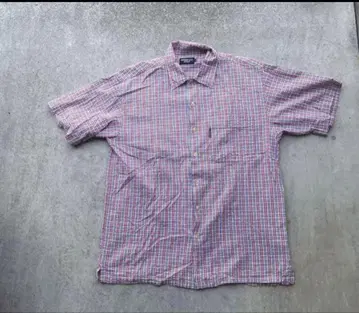 체크 반팔 shirt 시티보이 놈코어