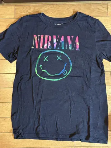NIRVANA 컬러풀 티셔츠 XL