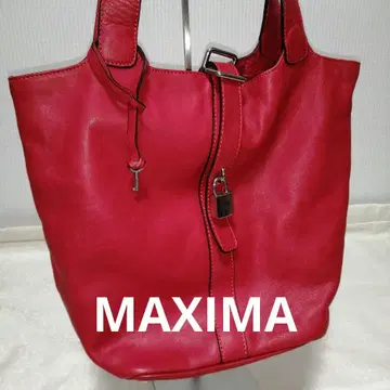 MAXIMA 마크시마 이탈리아제 천연 가죽 토트백