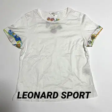 LEONARD SPORT 레오나르 스포츠 티셔츠 꽃무늬 자수