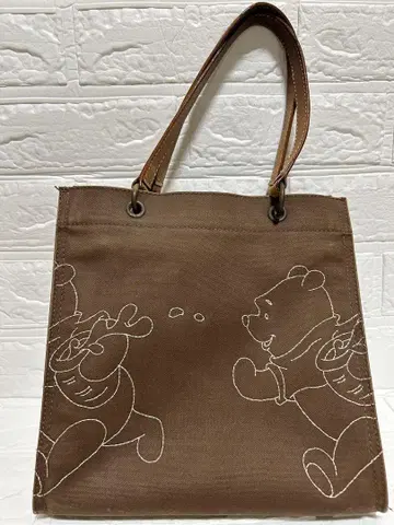 도쿄 디즈니 리조트 콜라보 키타무라 푸우 토트백
