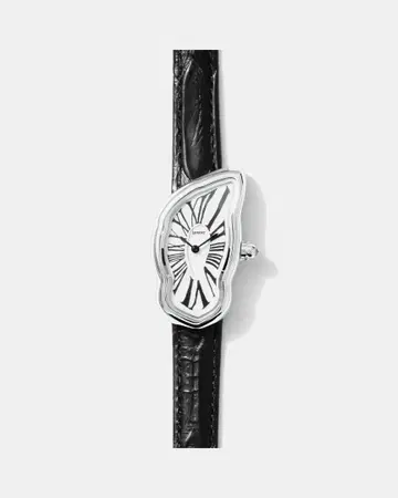 [  배송 가능 ] LAPHONT MELTING WATCH SILVER