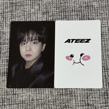 ATEEZ hello82 한정판 CHEEKS 트레이딩 카드 종호