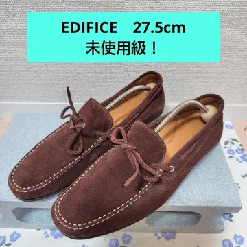 EDIFICE 드라이빙 슈즈 스웨이드 브라운 43 (27.5cm)