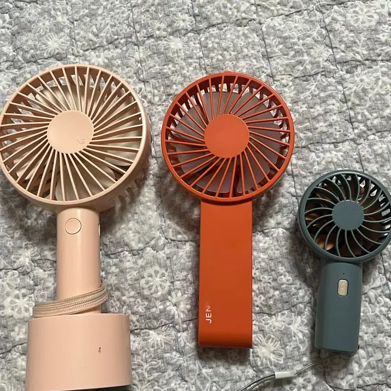 브랜드 여름 손선풍기 딸기우유색 주황색 (제니퍼룸,N9 루메나,아트박스)