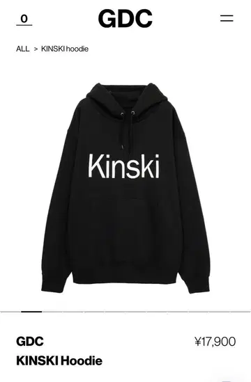 GDC KINSKI 후디 블랙