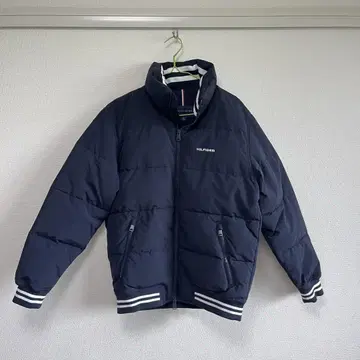 택 포함 새상품 타미 HILFIGER 네이비 다운 자켓 S 사이즈