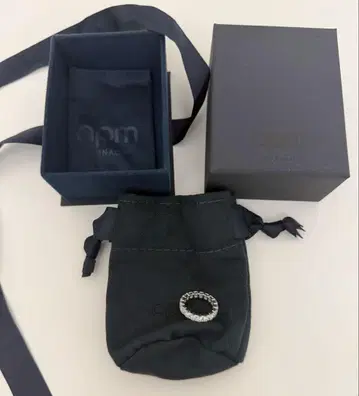 [정품] amp monaco 반지 파베 반지 실버 풀 이터널