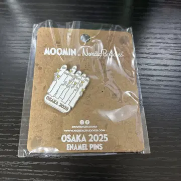 [오사카 간사이 만박] 북유럽관 한정 무민 핀 배지