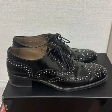 Pertini 로퍼 스터드 23.5 37 블랙