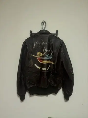 1980년대 밀리터리 A2 플라잉 재킷