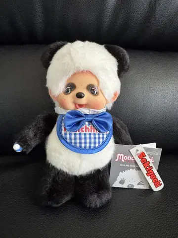 몽치치 팬더 봉제인형 세키구치, 사이즈 약 18cm.