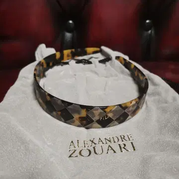 ALEXANDRE ZOUARI 다이아몬드 패턴 헤어밴드