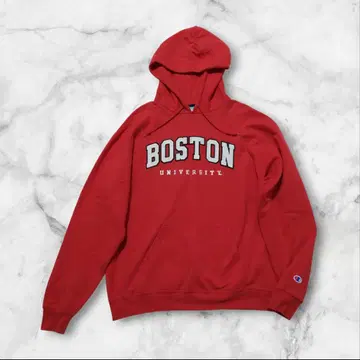 챔피온 칼리지 후드티 L 보스턴 대학교 Boston 자수 L