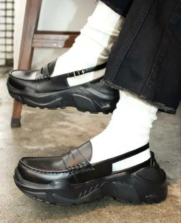 AKIKOAOKI demi faux leather BK x BK 39