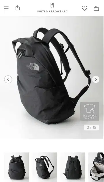 THE NORTH FACE 네파 스톱 데이팩 블랙 약간의 사용감