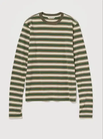 GRADIENT STRIPE JERSEY L/S TEE