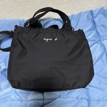 아녜스베 로고 숄더 부착 핸드백