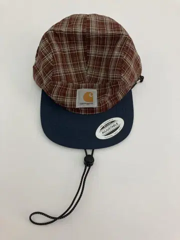 Carhartt 체크 무늬 캡, 사이즈 조정 가능