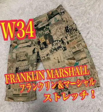 FRANKLIN MARSHALL 하프 팬츠 스트레치 숏팬츠 W34