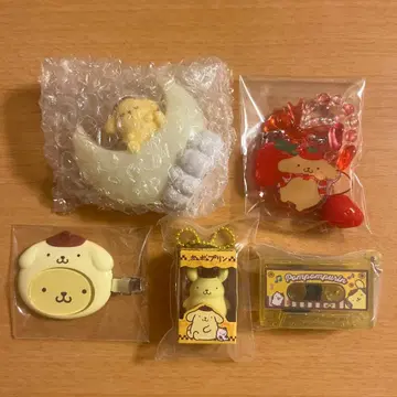 산리오 초코 박스 커스텀 헤어 클립 폼폼푸딩 묶음 판매