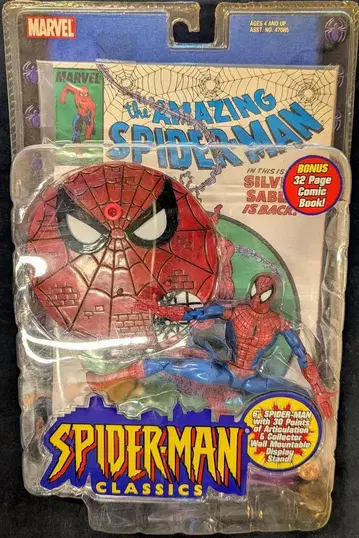 TOYBIZ CLASSICS 스파이더맨 (코믹 동봉) 6인치