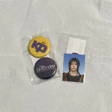 KID PHENOMENON 캔뱃지 2개 세트 후마츠 켄스케 스티커 세트
