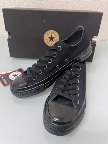 새상품 CONVERSE 블랙 스니커즈 로우컷
