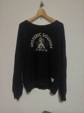 HYSTERIC GLAMOUR 블랙 써멀 래글런 M 사이즈 레어