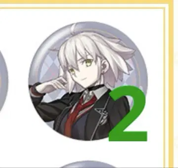 fgo 불가역 폐기공 이드 잔느 알타 캔뱃지 오리타 2점