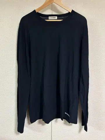 JIL SANDER 쿨넥 롱 슬리브 티셔츠