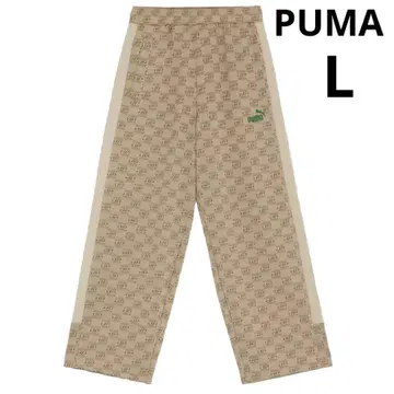 PUMA 푸마 트랙 팬츠 모노그램 올 패턴 저지 L