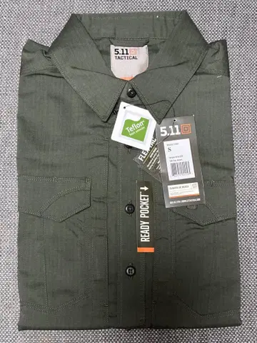 5.11 Tactical S 사이즈 반팔 워크 셔츠 Tdu Green