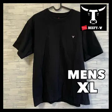 Beefy-T 헤인즈 남성용 XL 블랙 티셔츠