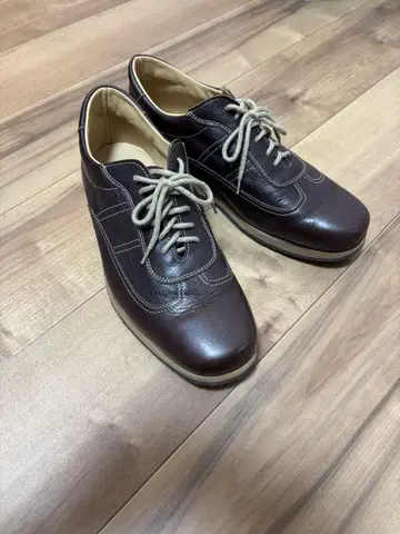 [ LOBB'S ] 브라운 가죽 캐주얼 슈즈