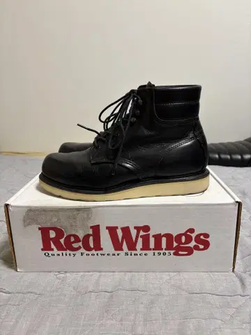 Red Wings 블랙 워크 부츠 8133 90년대 희귀품