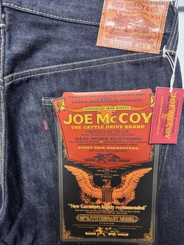 JOE McCOY s906xh 스트레이트 데님 w34 리얼 맥코이