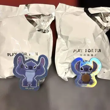 스티치 52toys 피규어 2세트